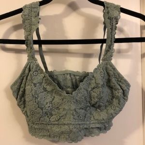 Aerie olive green bralette - Small DD